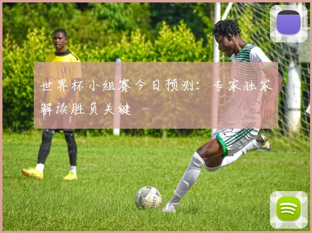 世界杯小组赛今日预测:专家独家解读胜负关键